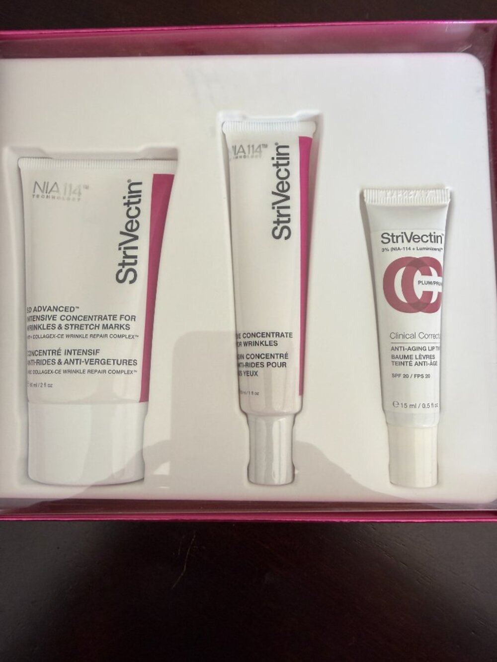 StriVectin Perfect Skin Trio for Face Eyes & Lips Anti-Aging Gift Set NIB